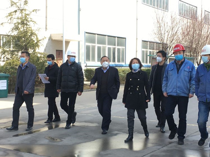 【陜重有限】市國資委巡視員許一雙一行檢查、指導陜重公司疫情防控工作
